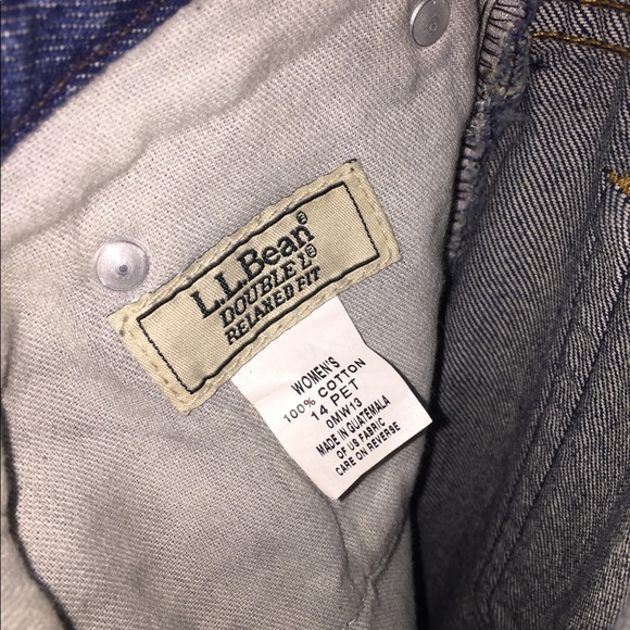 L.L. Bean Dark Wash Relaxed Fit Jeans - Picture 4 of 6